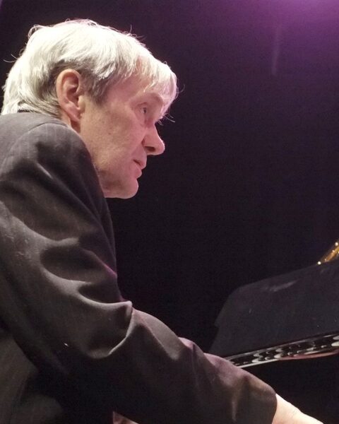 Uli Scherer at the grand piano in the jazz club Porgy & Bess in Vienna, Austria, 2013.